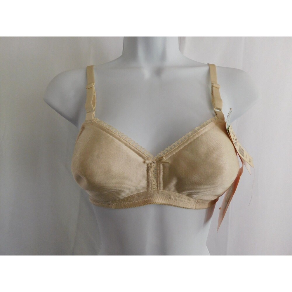 Adonna Wireless Bra 34A Beige Full Coverage Adjustable NWT